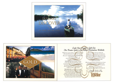 Conde Nast Traveler Gold List 